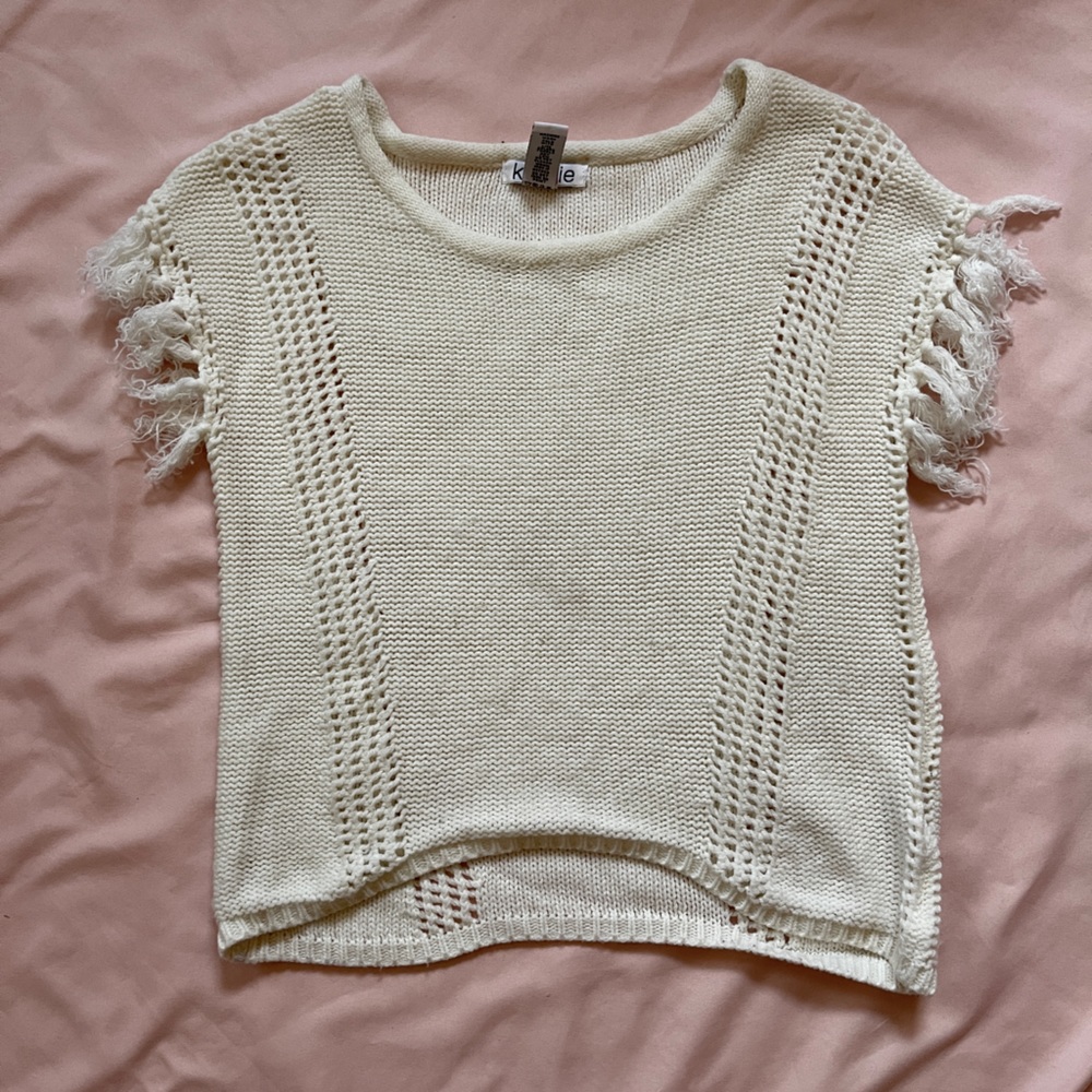Kensie knit cap sleeve sweater Size girl 10/12